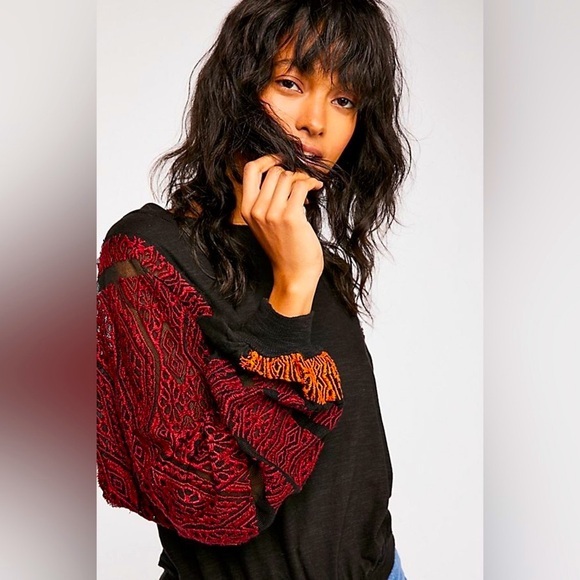 We the Free island dream long sleeve top - Picture 1 of 12